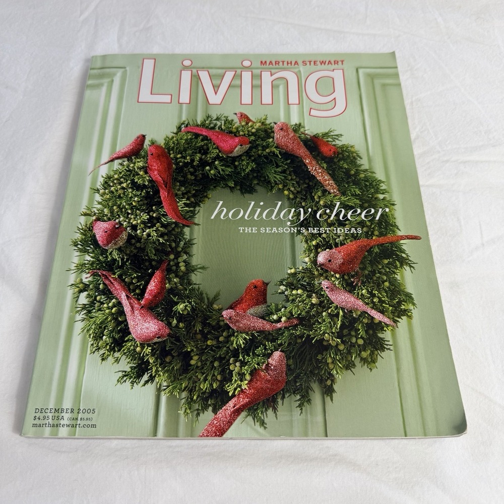 Martha Stewart Living December 2005 with Recipe Cards